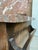 Stone Antique English Washstand W/ Pink Marble For Sale - Image 7 of 10