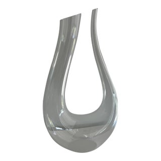 Vintage Riedel Amadeo Mouth-Blown Crystal Wine Decanter For Sale