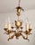 Gold Vintage Florentine Chandelier Gilded in Gold Leaf, 1940s For Sale - Image 8 of 18