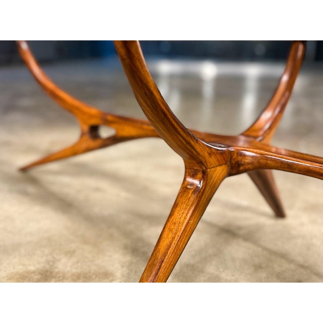 Wood Giuseppe Scapinelli Sculptural Wooden Coffee Table, Brazil, 1950s For Sale - Image 7 of 13