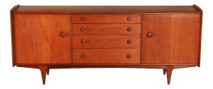 Mid-Century Modern Afromosia Sideboard by A. Younger Ltd, England, 1960s