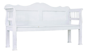Gustavian Swedish Pine Bench, 1890