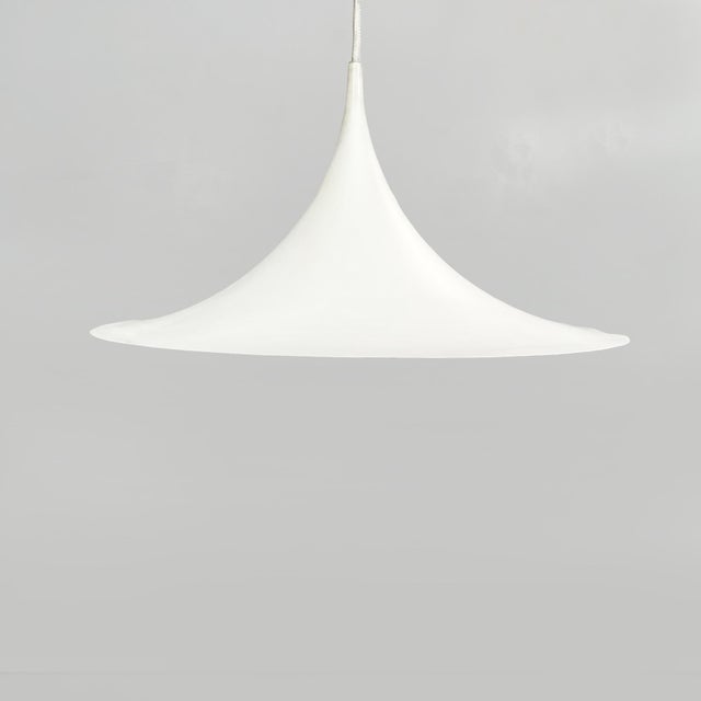 Fog & Mørup Italian Modern Semi Ceiling Lamp by Bonderup & Thorup for Fog & Mørup, 1970s For Sale - Image 4 of 14