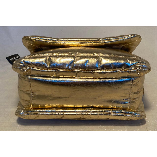 Gold Marc Jacobs Gold Pillow Bag For Sale - Image 8 of 12