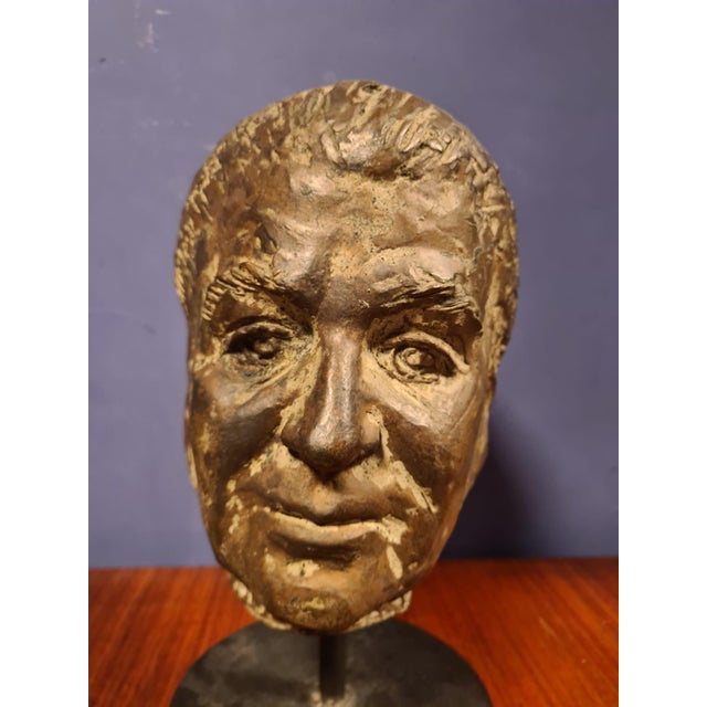 Umberto Mastroianni sculpture Head made of bronze with lost wax casting. Probably the 1930s, a period in which a...