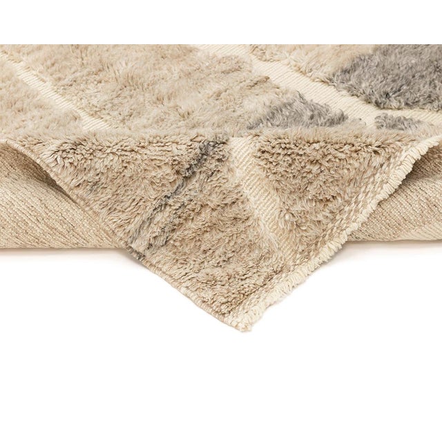 Hand-Knotted Wool Premium Rug by Azele Studio For Sale - Image 6 of 11