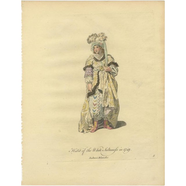 Thomas Jefferys, Ottoman Costumes, Hand-Colored Engravings, 1767, Set of 6 For Sale - Image 6 of 10