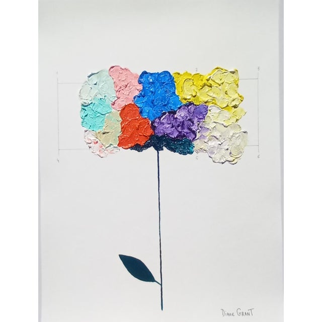 2020s 15' X 20' Framed Organic Modern Original Flower Painting by Diane Grant For Sale - Image 5 of 8