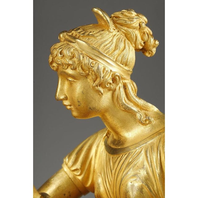 Early 19th Century Empire Astronomy Lesson Clock, 1800s For Sale - Image 16 of 18