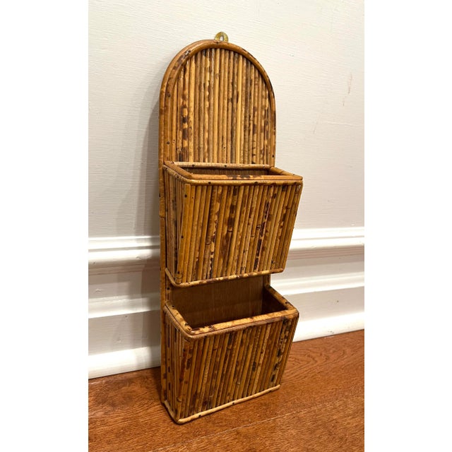 Bamboo Rattan Letter Holder For Sale In Miami - Image 6 of 6