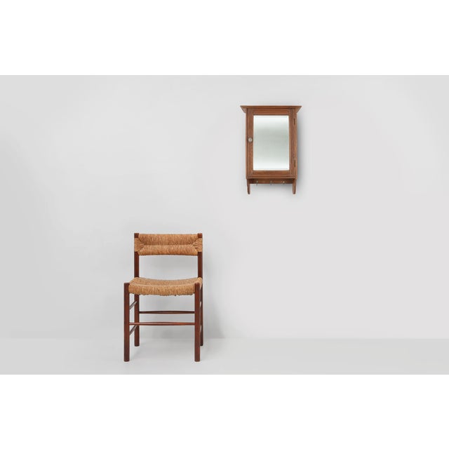 France / 1920 / shaving cabinet / wood, mirror / art deco / mid-century / vintage Beautiful Art Deco wooden shaving...