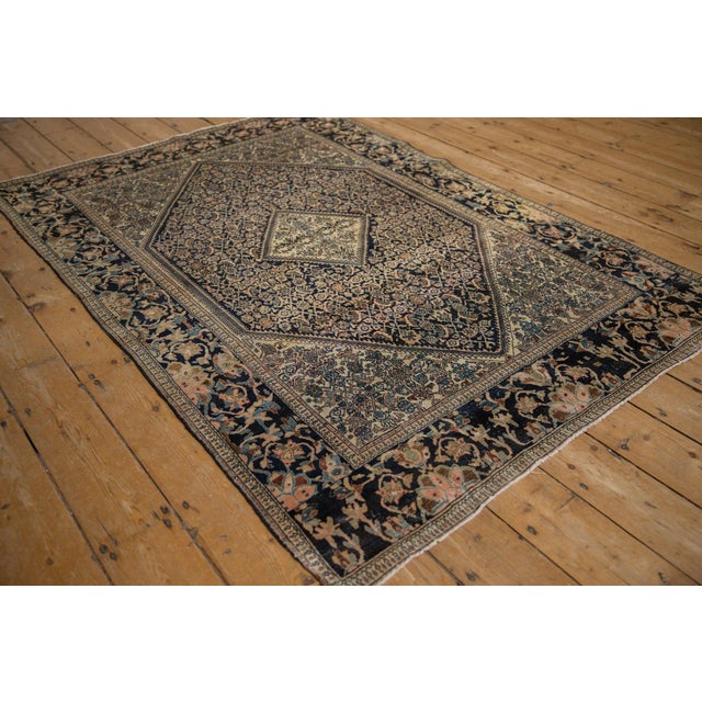 1910s Antique Persian Farahan Sarouk Herati Wool Rug For Sale - Image 12 of 14