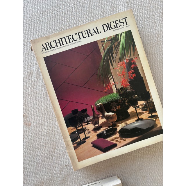 Paper Vintage Architectural Digest Magazine Collection From the Estate of the Heiress to Macy’s For Sale - Image 7 of 16