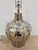Stylish Arteriors Elise Lamp Beaded Polished Nickel finish. Showroom floor sample.