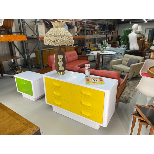Restored Broyhill Chapter One Space Age Raymond Loewy Style Dresser For Sale - Image 16 of 16