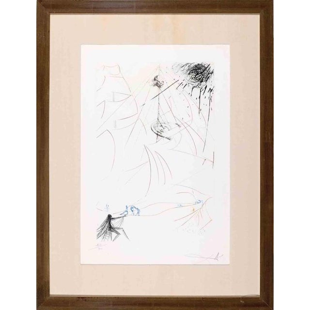 Vaisseau Fantome is an artwork realized in 1969. Drypoint etching. Rives laid paper, signed and numbered. Edition 160/200....
