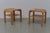 Danish Bedside Tables in Beech by Villy Nørgaard, 1980s, Set of 2 For Sale - Image 3 of 15