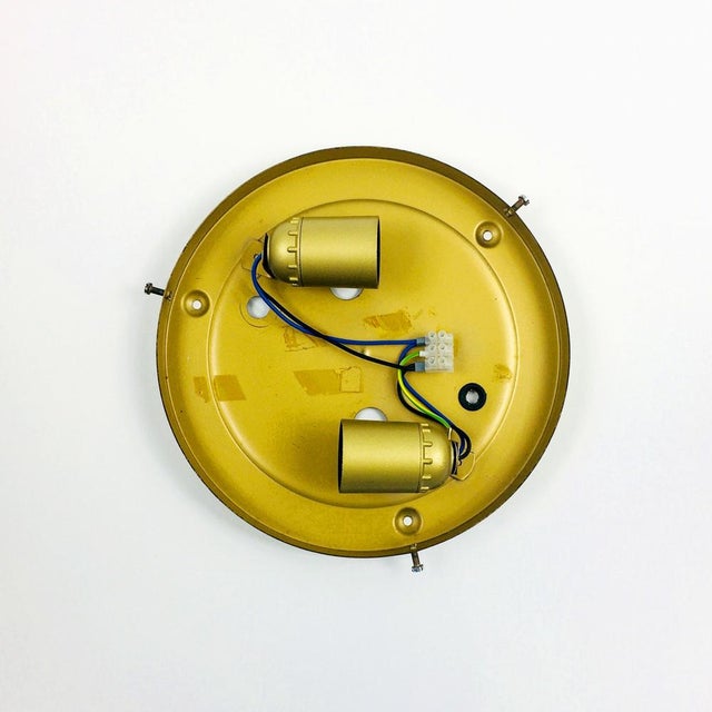 Large Amber Bubble Glass Ceiling Light attributed to Helena Tynell for Limburg, Germany, 1960s For Sale - Image 10 of 12