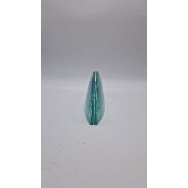 Mid-Century Modern Vintage Photo Frame in Curved and Cut Glass from Fontana Arte, 1960s For Sale - Image 3 of 13