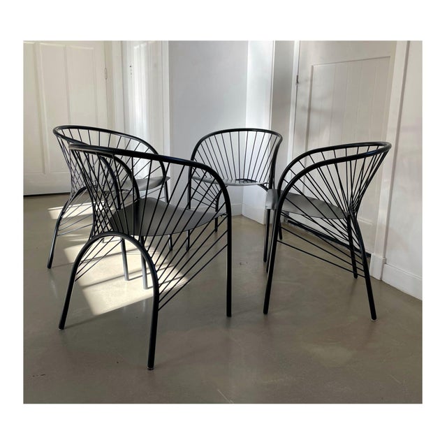 Lizzie Chairs by Regis Protiere for Paolo Pallucco, 1980s, Set of 4 For Sale - Image 13 of 13