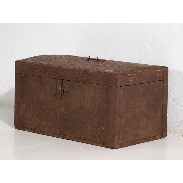 Vintage Chest with Metal Structure, 1920 For Sale - Image 12 of 14