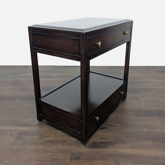 Restoration Hardware Restoration Hardware Two Drawer Nightstand For Sale - Image 4 of 14