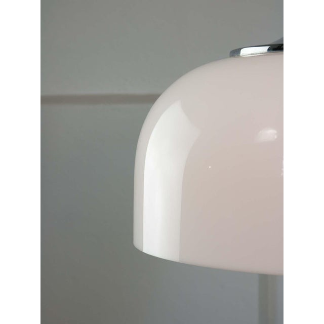 Large Space Age Pendant Light in White from Guzzini, 1970s For Sale - Image 12 of 18