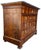 Louis Philippe Commode in Walnut and Burr Walnut with Black Marble Top, 1890s For Sale - Image 5 of 13