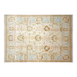 1960s Turkish Oushak Rug For Sale