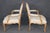 1970s Pair of Solid Oak French Louis XV Hand Carved Armchairs Bergere Chairs For Sale - Image 5 of 12