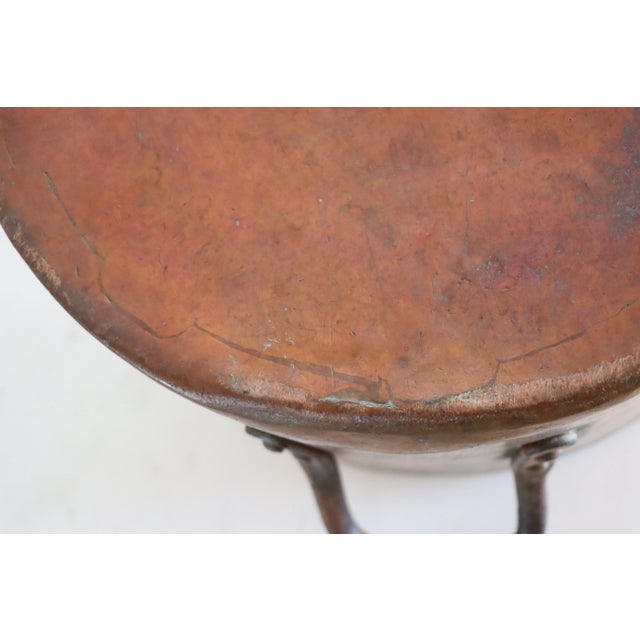 Hand Hammered Copper Saucepan For Sale - Image 10 of 10
