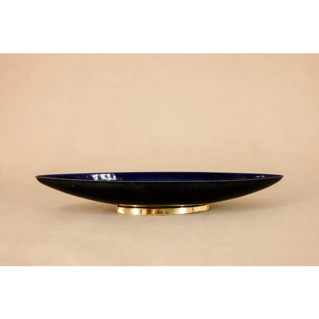 1950s Enameled Copper Bowl from Fischland, 1950s For Sale - Image 5 of 9