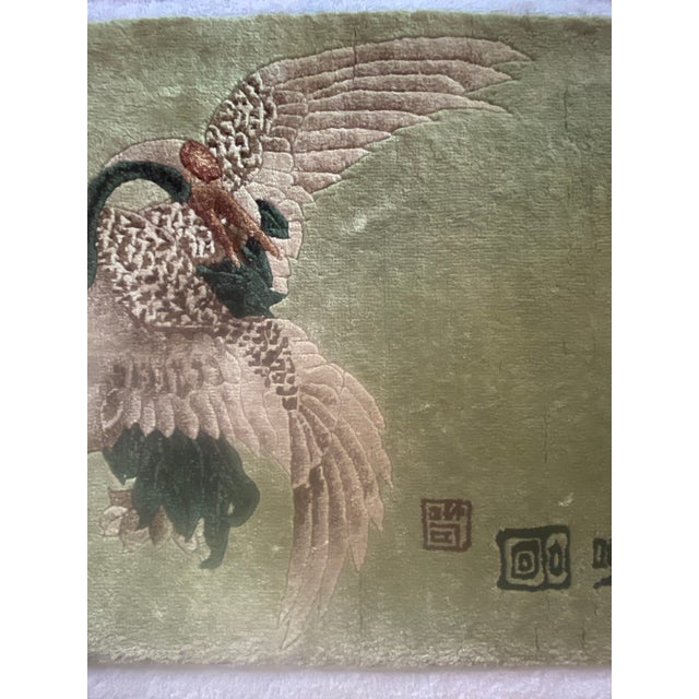 1970s Silk Hand-Knotted Textile Art For Sale In Oklahoma City - Image 6 of 9