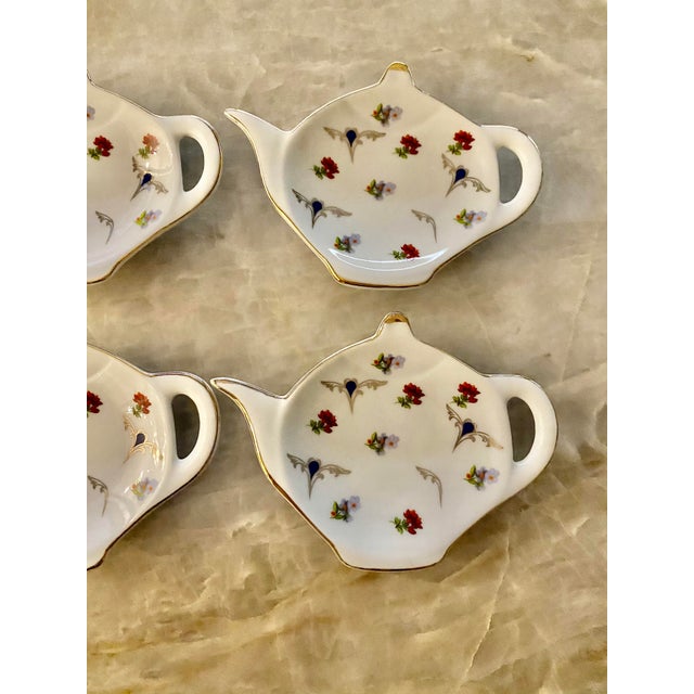 Teapot Shaped Tea Bag Dish S/4 Chairish