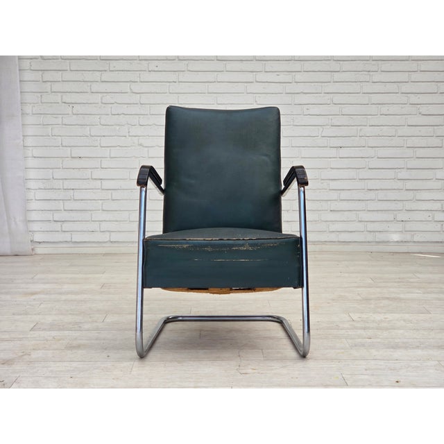 Wood Vintage Scandinavian Lounge Chair, 1950s For Sale - Image 7 of 18
