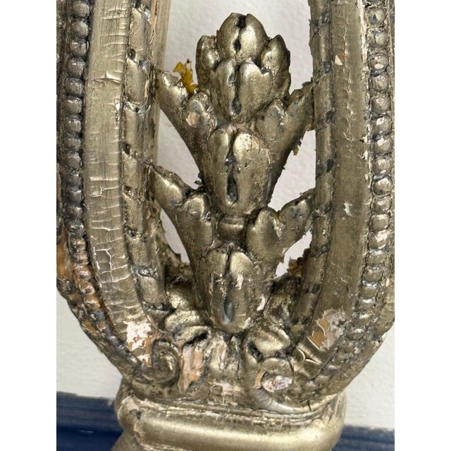 Black Early 20th Century Italian Neoclassical Console Table With Granite Top For Sale - Image 8 of 17