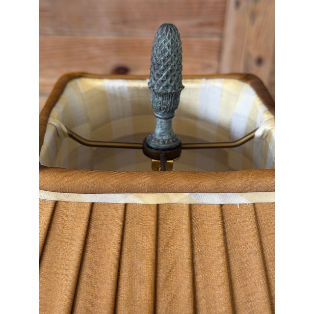Theodore Alexander Late 20th Century Theodore Alexander Meiji Style Crane & Turtle Table Lamp For Sale - Image 4 of 12