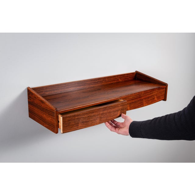 1960s Wall Console with Two Drawers, 1960s For Sale - Image 5 of 15