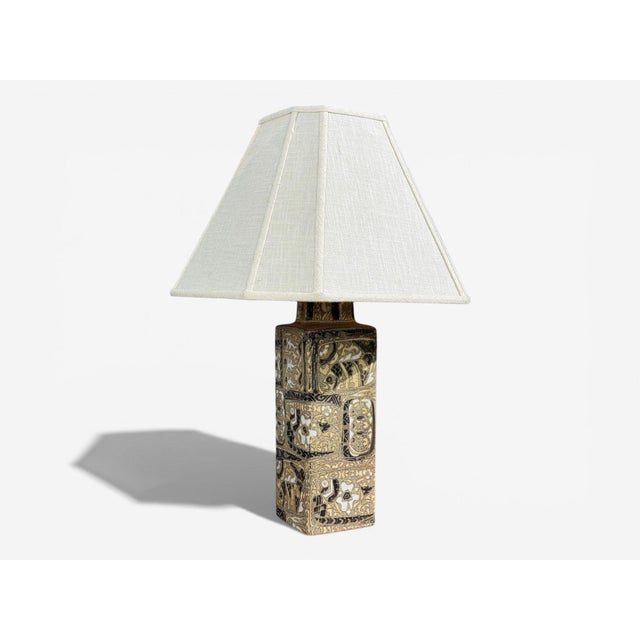 Nils Thorsson, Danish Mid-Century Modern, Earthenware Ceramic, Baca Table Lamp, Denmark, 1960s A "Baca" model vase mounted...