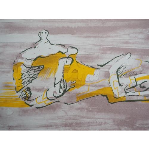 Modern Henry Moore, Three Reclining Nudes, 1971, Lithograph For Sale - Image 3 of 6
