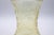 American Circa 1890-1910 Likely American Hand Cut Vaseline Glass Vase For Sale - Image 3 of 6