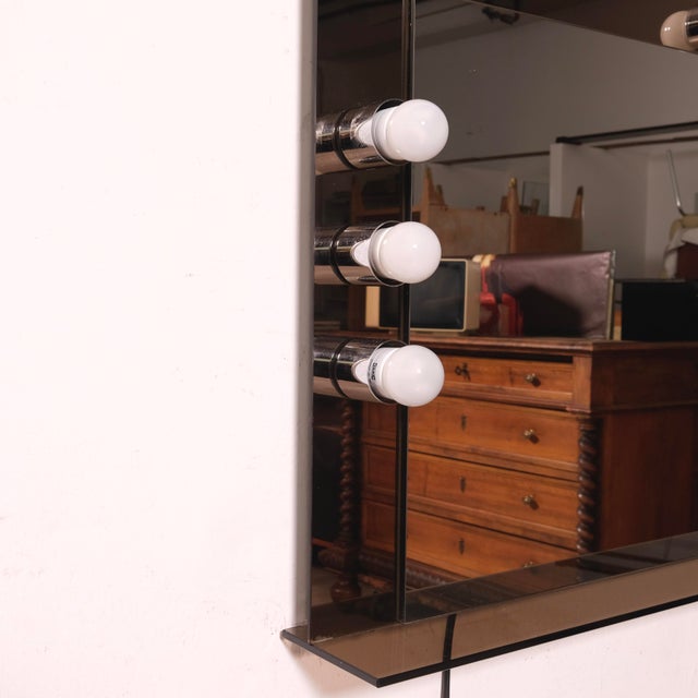 Vintage Bathroom Mirror with Lights, 1960s For Sale - Image 12 of 18