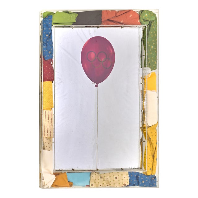 Michelangelo Pistoletto, Olympic Balloons, Screen Print on Aluminium, 1984 For Sale