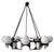 Brutalist Style Chandelier, 1950s For Sale