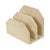 A beautiful, high-quality magazine rack or holder featuring a geometric design with stepped compartments of increasing...