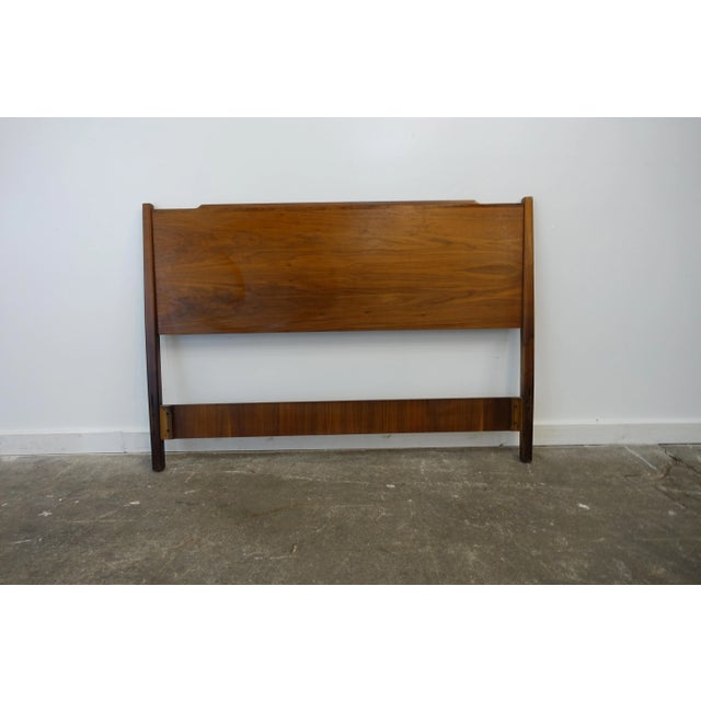 Wood Mid-Century Modern Kipp Stewart for Drexel Headboard For Sale - Image 7 of 7
