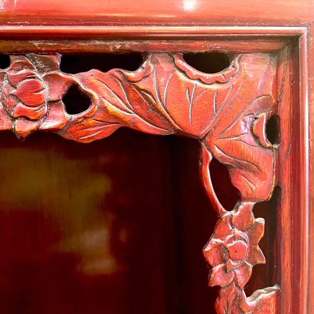 Late 20th Century Buddhist Temple Shrine Altar - Butsudan - Red Lacquer For Sale - Image 5 of 12