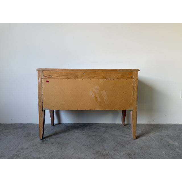 1980's Vintage French Provincial Carved Wood Two-Drawer Nightstand For Sale - Image 18 of 18