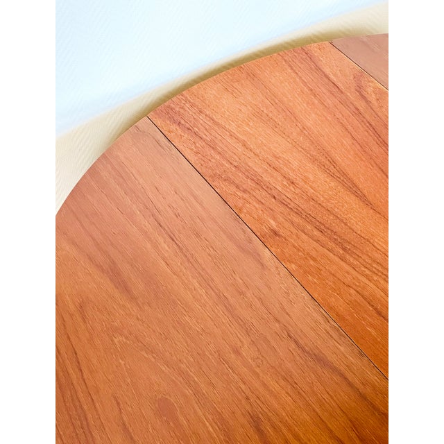 Scandinavian Folding Teak Dining Table, 1960s For Sale - Image 13 of 17
