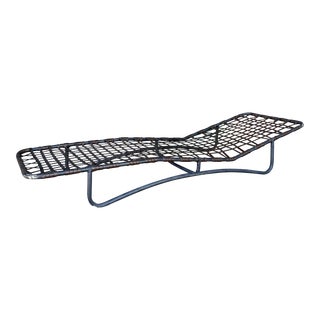 Mid 20th Century Extra Low Aluminum Lounge Chair For Sale